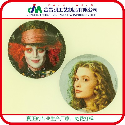 小號(hào)卡通馬口鐵徽章|簡約馬口鐵胸章 可免費(fèi)定做打樣 廠家不包郵