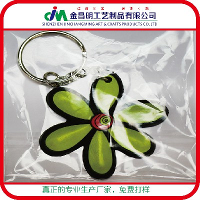 PVC軟膠卡通動(dòng)漫公仔創(chuàng)意車型情侶鑰匙扣 定做冰箱貼滴膠環(huán)保禮品